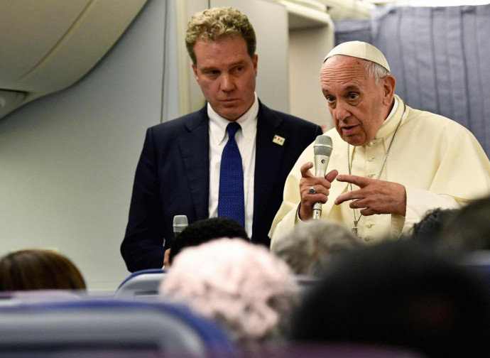 Il Papa in conferenza stampa sull'aereo