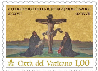 Lutero e Melantone sotto la Croce