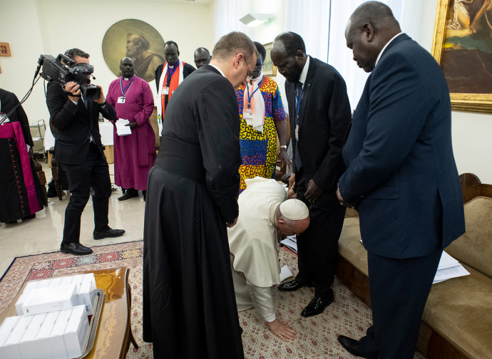 Sud Sudan, l'iniziativa di pace di Papa Francesco Sud Sudan, l'iniziativa di pace di Papa Francesco