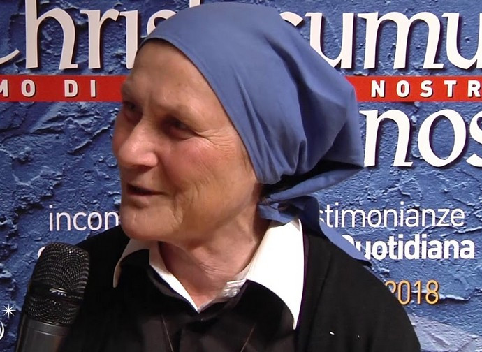 Suor Rosalina alla Giornata della Bussola 2018 Suor Rosalina alla Giornata della Bussola 2018