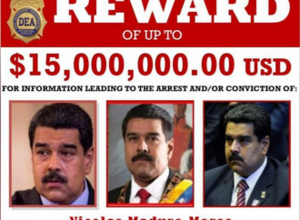15 milioni di taglia su Maduro. Da ora è ricercato