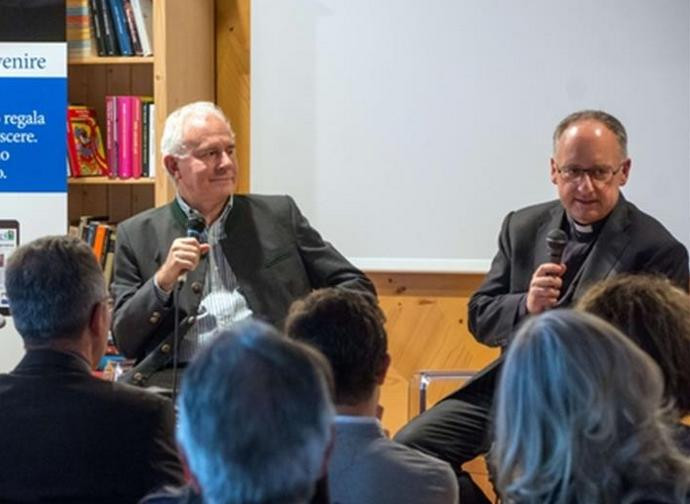 Marco Tarquinio e padre Antonio Spadaro Marco Tarquinio e padre Antonio Spadaro