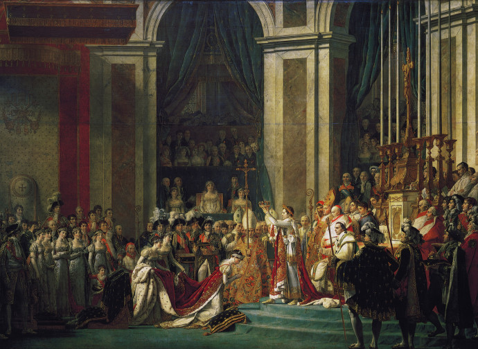 J. L. David, incoronazione di Napoleone