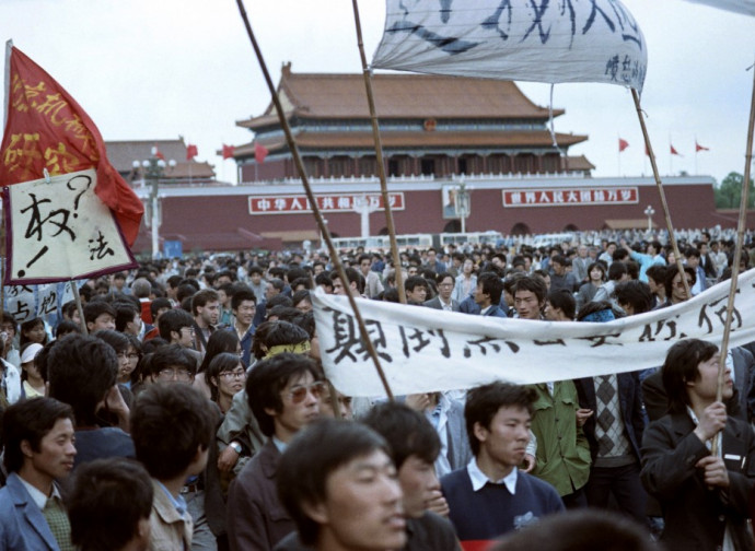 La protesta di piazza Tienanmen nel 1989