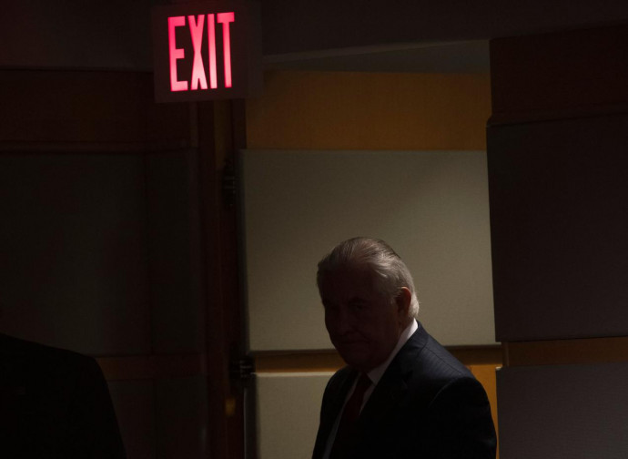 Rex Tillerson in uscita Rex Tillerson in uscita