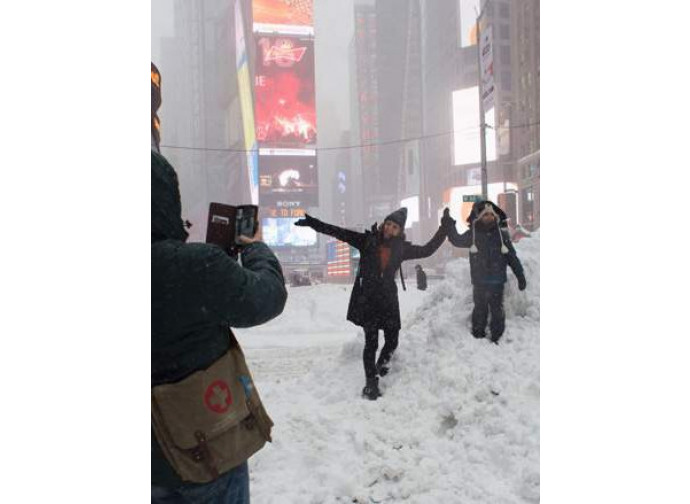 La nevicata a New York