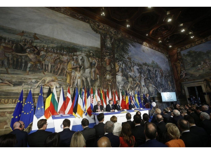 La firma della Dichiarazione La firma della Dichiarazione