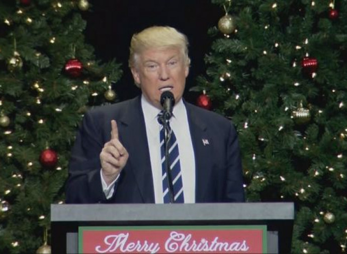 Trump, il discorso di Natale