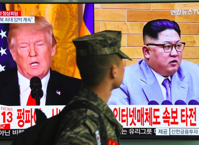 Donald Trump e Kim Jong un visti a Seul