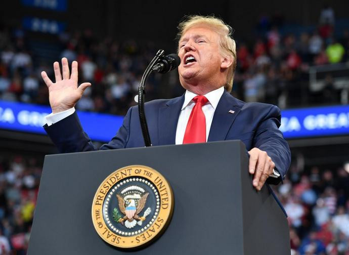Il presidente USA Donald Trump Il presidente USA Donald Trump