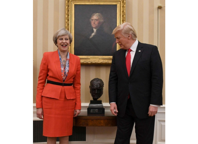 Theresa May e Donald Trump Theresa May e Donald Trump