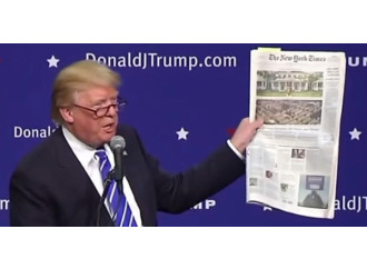 Trump suona la campana a morto del giornalismo