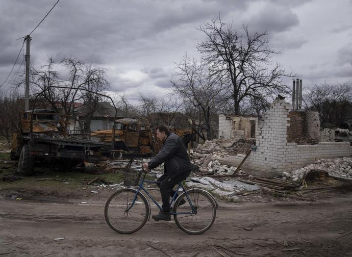 Immagini di distruzione in Ucraina