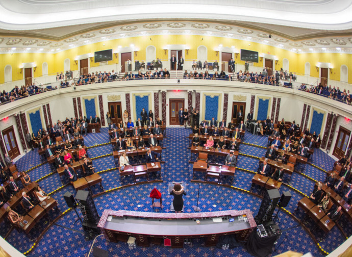 Una riunione del Senato USA