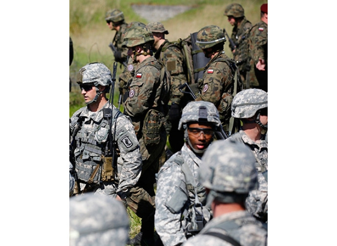 Militari Usa e polacchi Militari Usa e polacchi