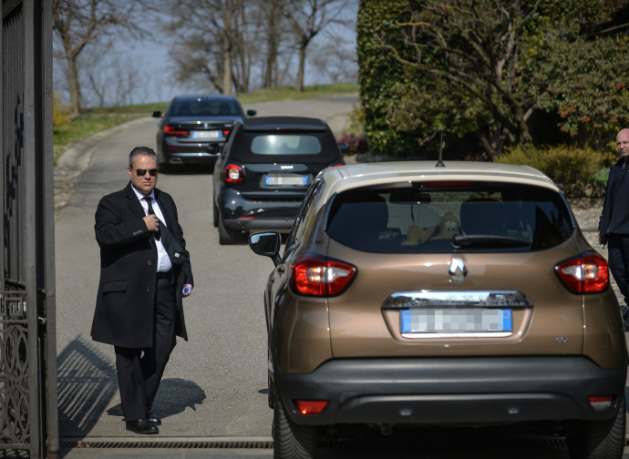 Villa Gernetto, l'arrivo degli ospiti Villa Gernetto, l'arrivo degli ospiti