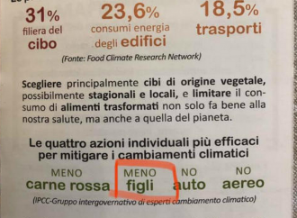 “Meno figli per il pianeta”. Follia climatista a Cremona