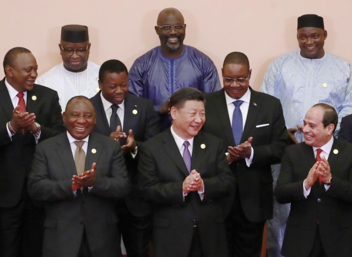 Xi Jinping fra i leader africani