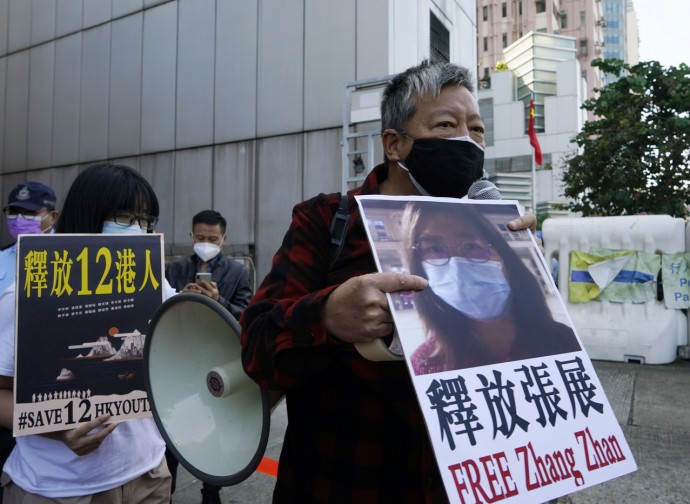 Il sindacalista di Hong Kong Lee Cheuk-Yan chiede la liberazione di Zhang Zhan Il sindacalista di Hong Kong Lee Cheuk-Yan chiede la liberazione di Zhang Zhan