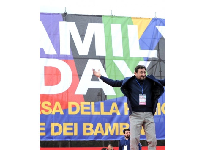 Il palco del Family Day Il palco del Family Day